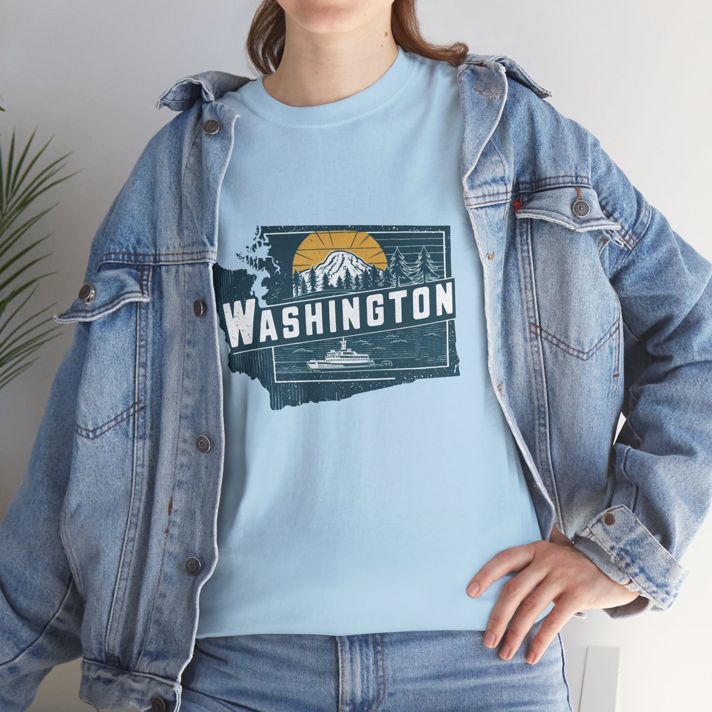 Washington Unisex Heavy Cotton Tee