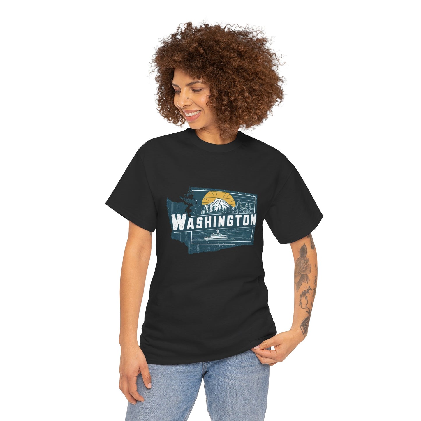 Washington Unisex Heavy Cotton Tee