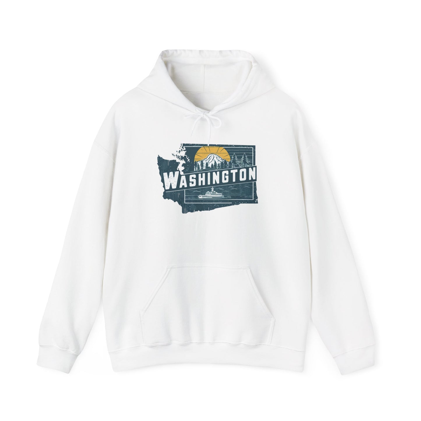 Washington Unisex Hooded Sweatshirt