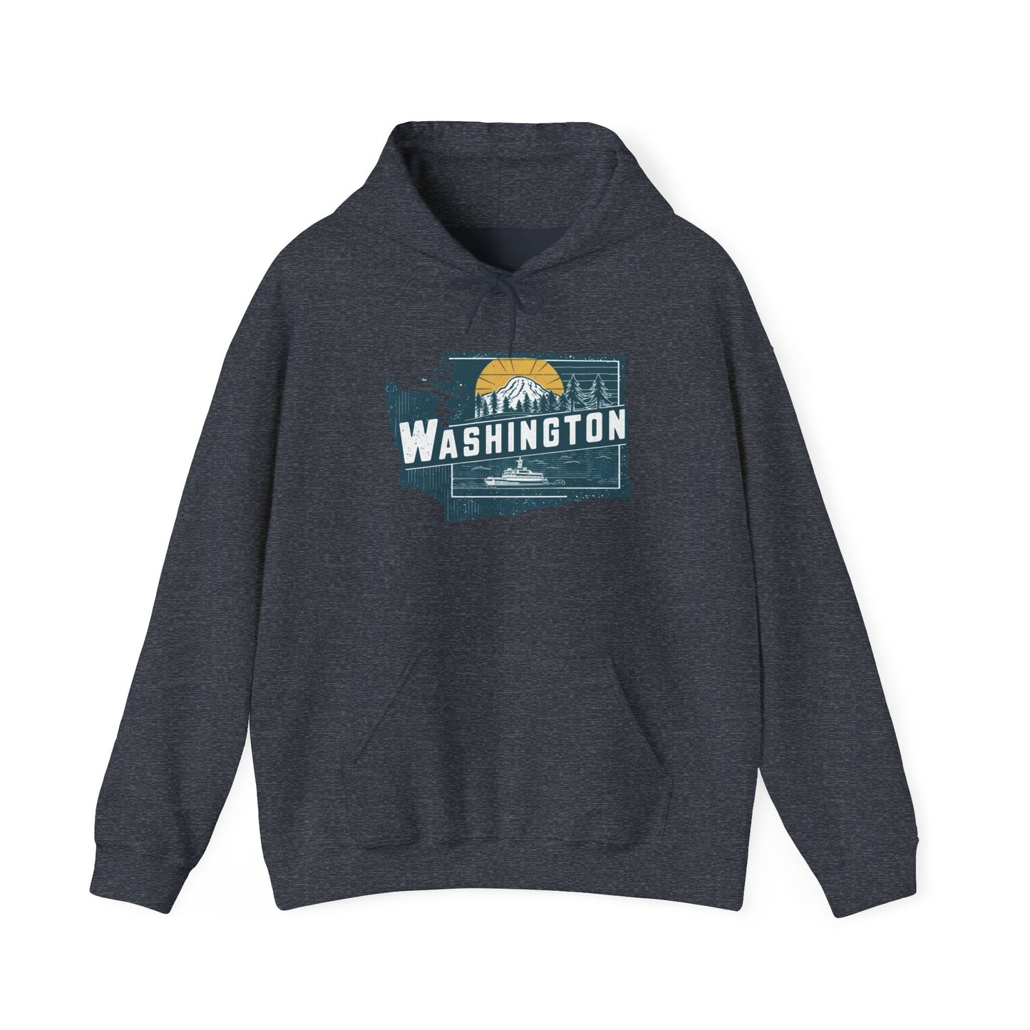 Washington Unisex Hooded Sweatshirt