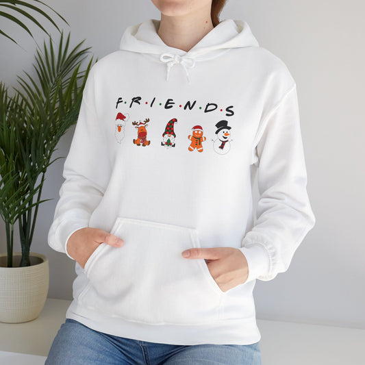 Friends Christmas theme Unisex Heavy Blend™ Hooded Sweatshirt