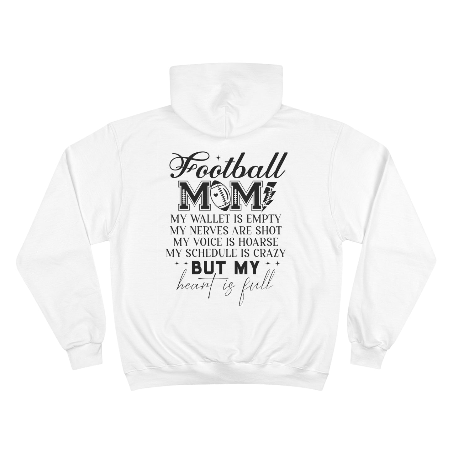 Football mom Champion Hoodie