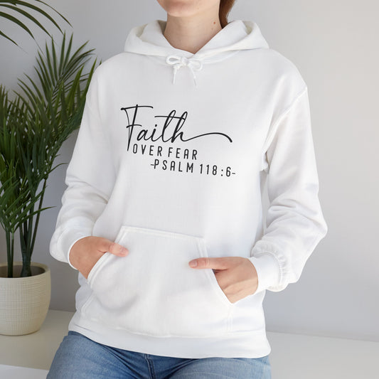 Faith over fear Unisex Hooded Sweatshirt