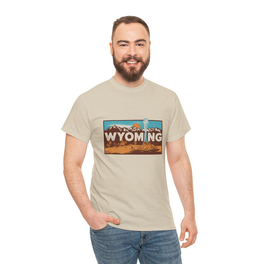 Wyoming Unisex Heavy Cotton Tee