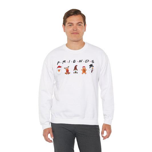 Friends Christmas theme Unisex Heavy Blend™ Crewneck Sweatshirt