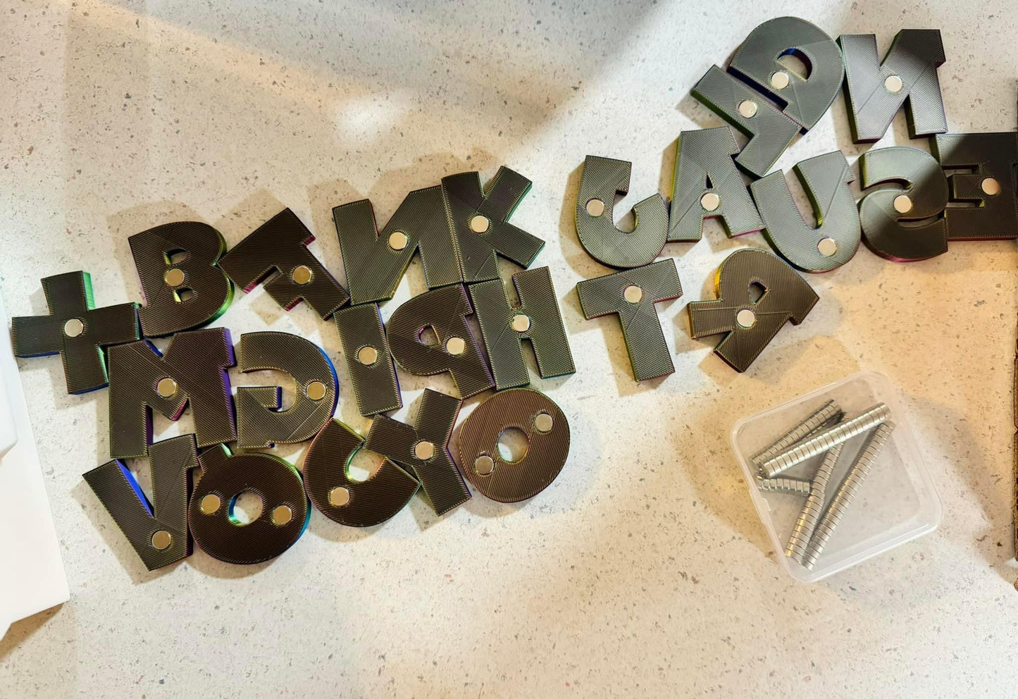 3D printed ABC magnets