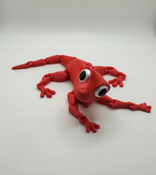 Articulated lizard 3D printed